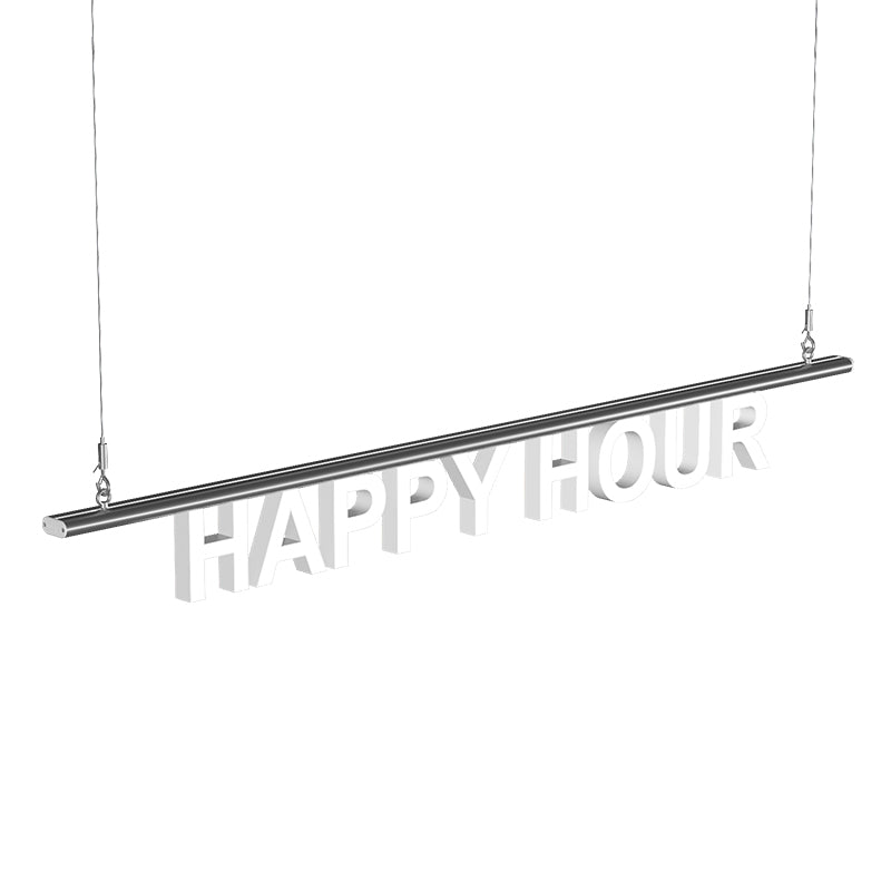 Top Track Hang Letter H150mm