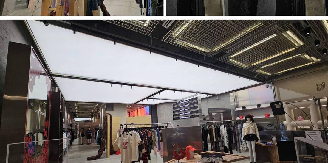 Matter Makers One Bangkok store ceiling