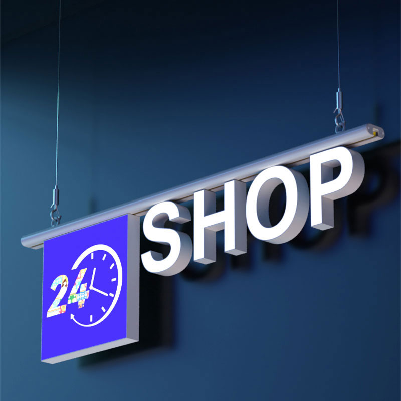 Suspension Square Display