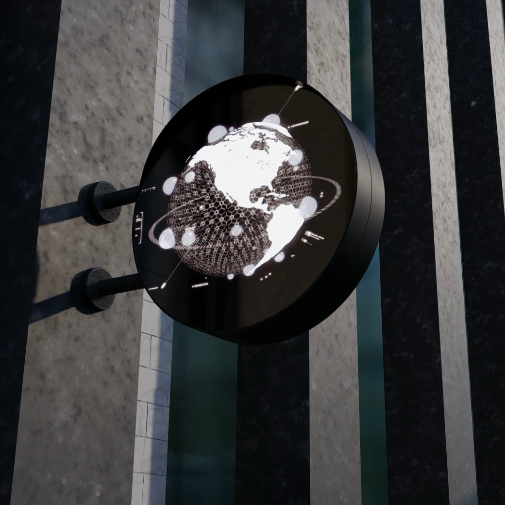 RGB LED Display Double Sided Round Φ460mm