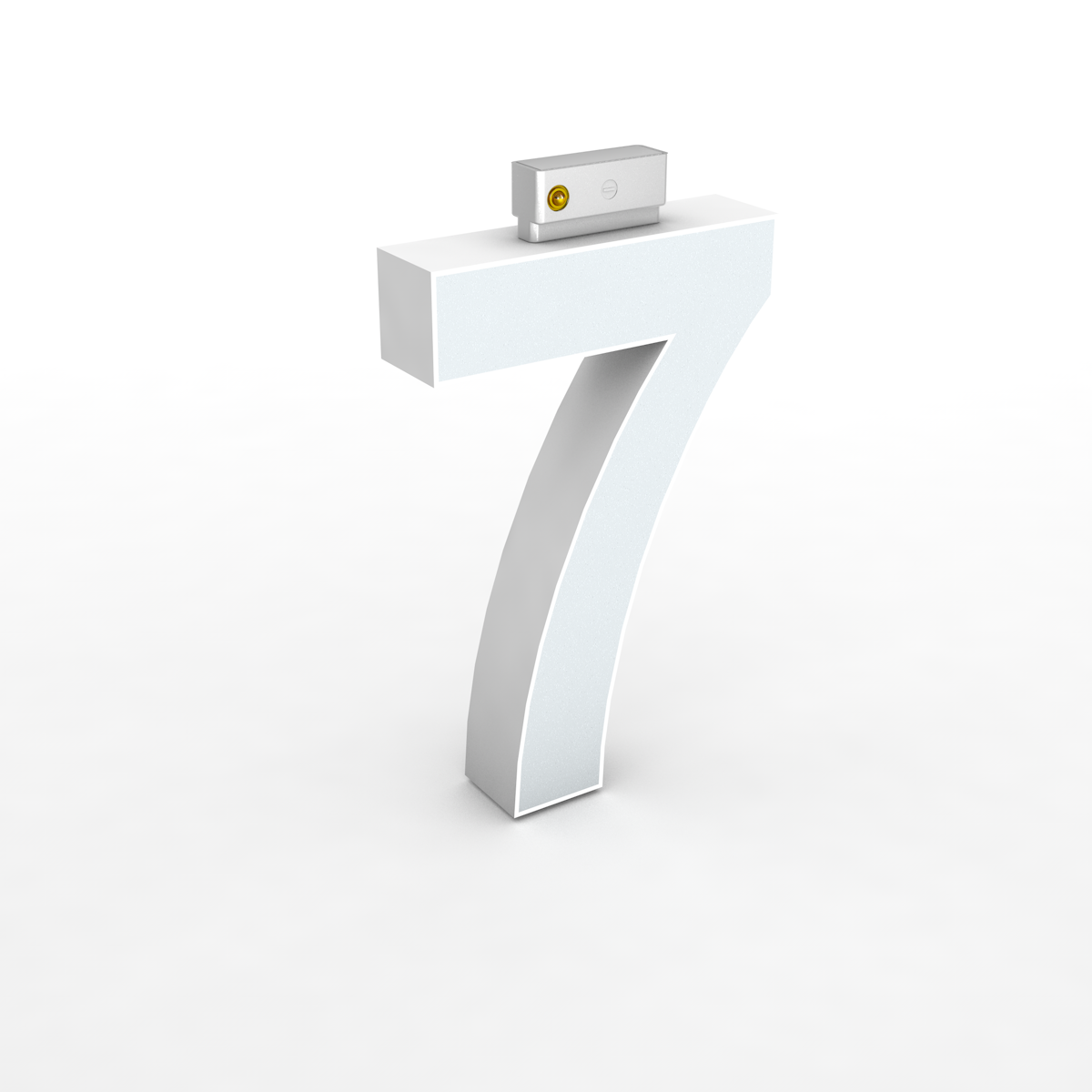 Top Track Hang Letter H150mm