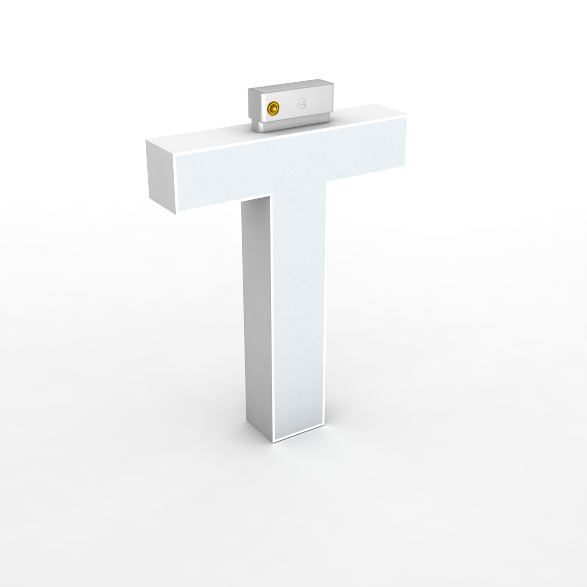 Top Track Hang Letter H150mm