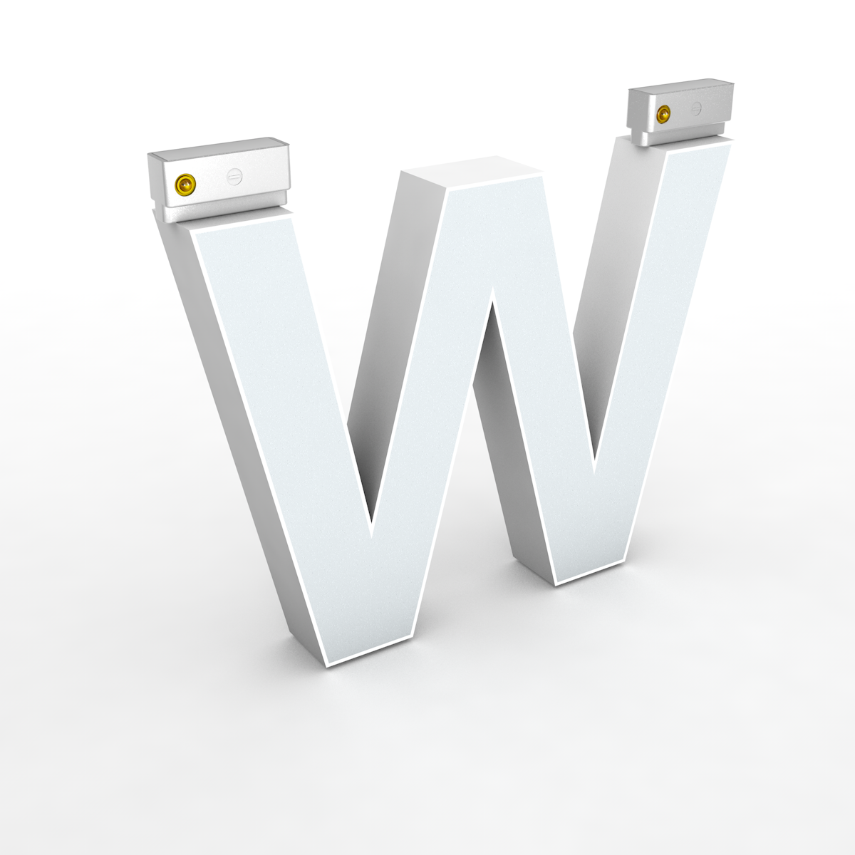 Top Track Hang Letter H150mm